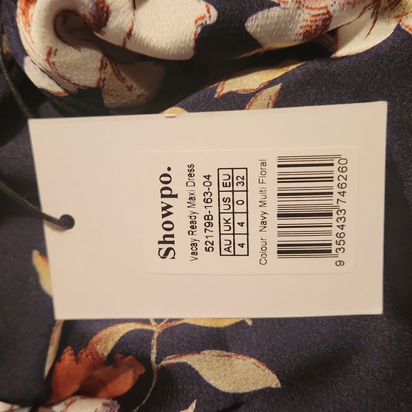 Brand: Showpo | Size: US 0 | Color: Navy Multi Floral - Picture 6 of 7